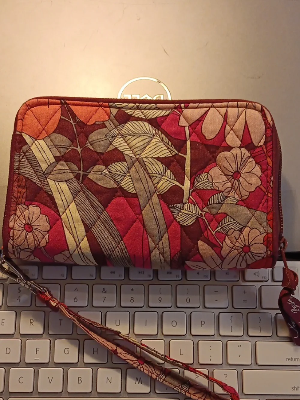 Vera Bradley Grab & Go RFID Wristlet in the retired Bohemian Blooms pattern. - Picture 1 of 14